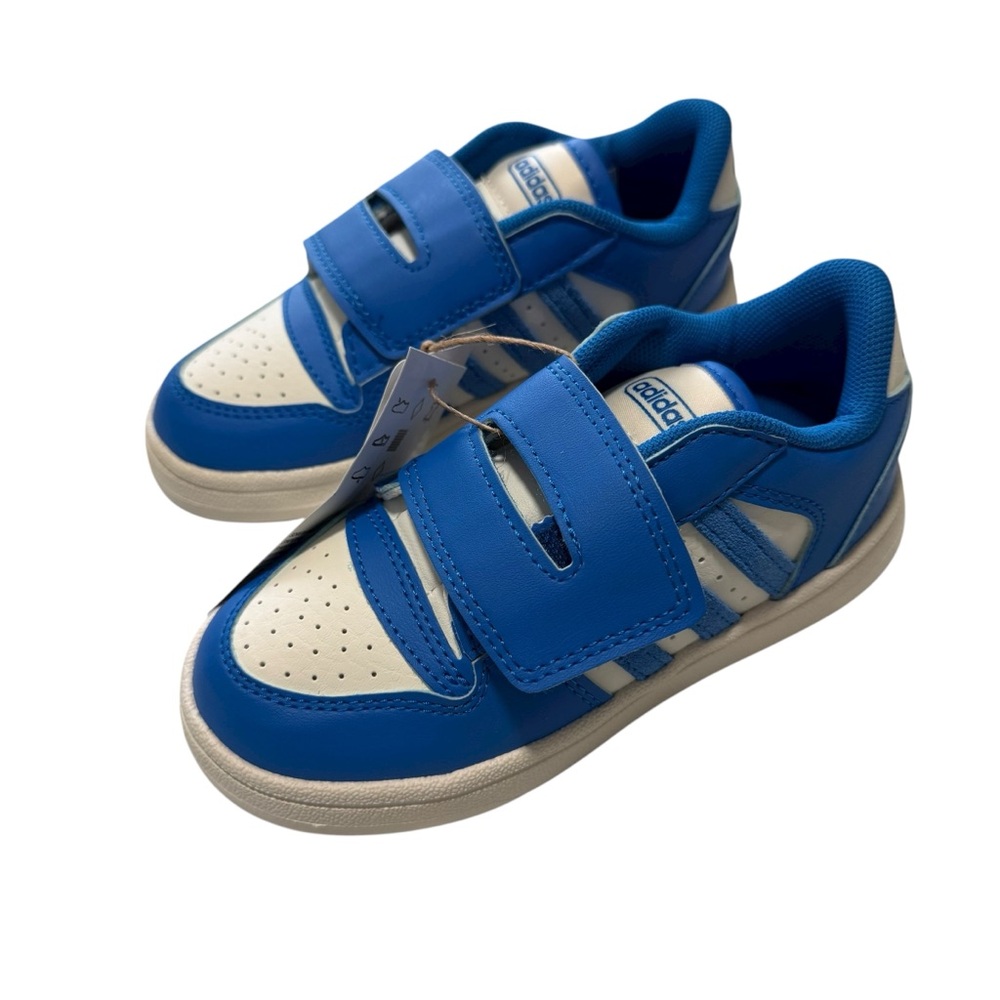 Adidas Break Start Shoes in Blue Bird/Cloud White Size 10K